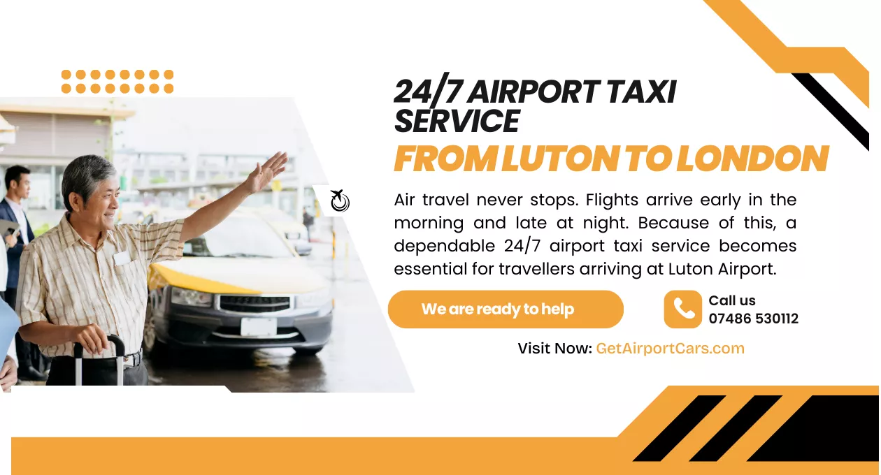 Taxi from Luton airport to London | Get Airport Cars
